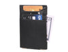 Sestao Leather Minimalist Money Clip Wallet - Raven Black - Aaron Leather Goods