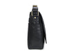 Savona Leather Messenger Bag - Raven Black - Aaron Leather Goods