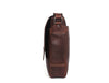 Villandry Leather Messenger Bag - Walnut Brown - Aaron Leather Goods