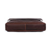 Villandry Leather Messenger Bag - Walnut Brown - Aaron Leather Goods