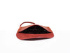Nantes Leather Eyewear Case - Distressed Red - Aaron Leather Goods