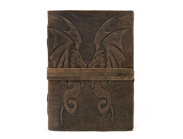 Draco Leather Journal - Brown - Aaron Leather Goods