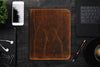 Asturias Leather Organizer - Caramel Brown - Aaron Leather Goods