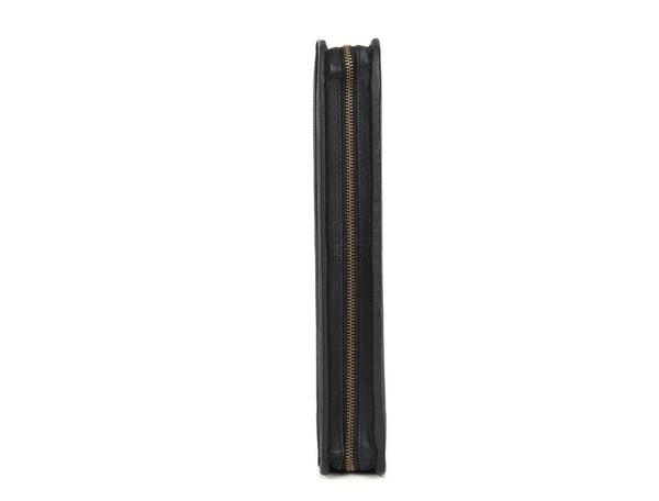 Austin Leather Organizer - Raven Black - Aaron Leather Goods
