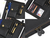 Austin Leather Organizer - Raven Black - Aaron Leather Goods