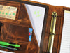 Burgos Leather Organizer - Caramel Brown - Aaron Leather Goods