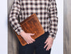 Burgos Leather Organizer - Caramel Brown - Aaron Leather Goods