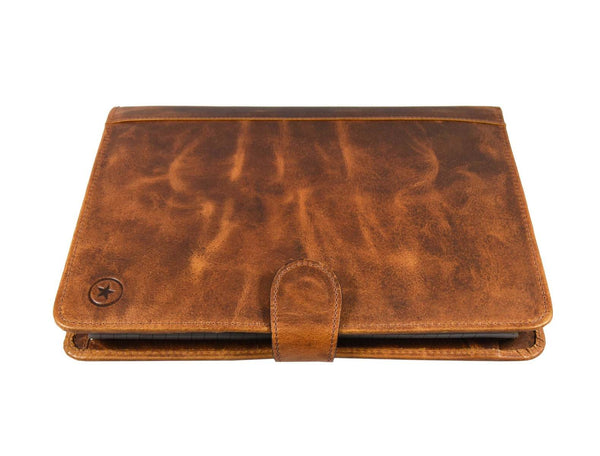 Burgos Leather Organizer - Caramel Brown - Aaron Leather Goods