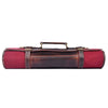 Premium Leather Chef Knife Roll – Red & Brown - Aaron Leather Goods