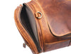 Cordoba Leather Barrel Bag - Caramel Brown - Aaron Leather Goods