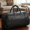 TerraCraft Leather Trolley Bag - Multicolor