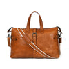 Timeless Leather Weekender Bag with Top Handles - Aaron Leather Goods