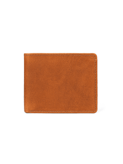 Osuna Mens Leather Wallet - Chestnut - Aaron Leather Goods
