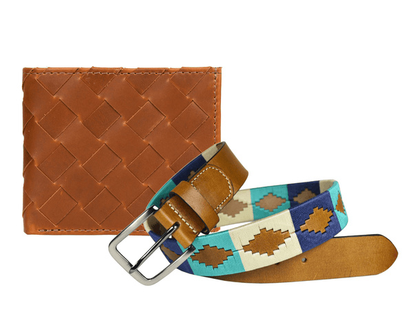 Concord Leather Belt & Wallet Gift Combo - Aaron Leather Goods
