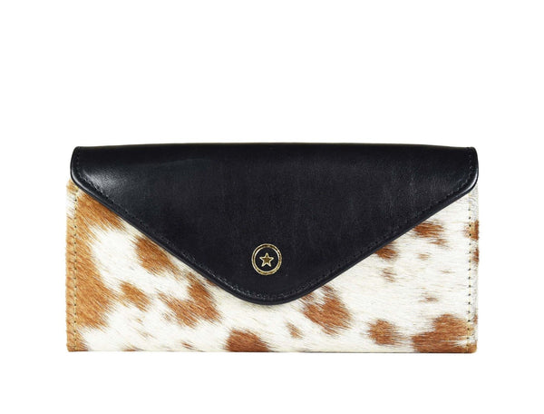 Versaille Hairon Leather Clutch - Aaron Leather Goods Inc