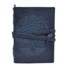 Vintage Leather Journal with Tree of Life | Handmade Rustic Diary - Aaron Leather Goods Inc
