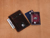 Utrera Leather Credit Card Holder - Walnut Brown - Aaron Leather Goods