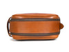Omaha Leather Toiletry Bag - Cinnamon Brown - Aaron Leather Goods