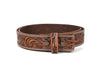 Carmel Leather Belt & Wallet Gift Combo - Brown - Aaron Leather Goods