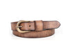 Magnolia Leather Belt - Coffee - Aaron Leather Goods