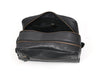 Tampa Leather Toiletry Bag - Raven Black - Aaron Leather Goods
