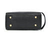 Tampa Leather Toiletry Bag - Raven Black - Aaron Leather Goods