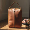 Andalusia Leather Shoe Bag - Tan ( WB - 118 - D ) - Aaron Leather Goods