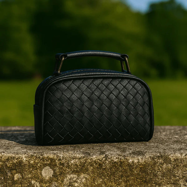 Atria Upcycled Leather Toiletry Bag - Aaron Leather Goods