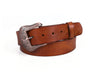 Irving Leather Belt - Brown - Aaron Leather Goods