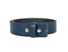 Irving Leather Belt - Blue - Aaron Leather Goods