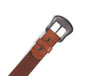 Irving Leather Belt - Brown - Aaron Leather Goods