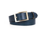 Irving Leather Belt - Blue - Aaron Leather Goods