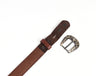 Laredo Leather Belt - Chestnut - Aaron Leather Goods