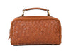 Tan Leather Dopp Kit – Dual Zipper Travel Bag - Aaron Leather Goods