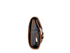 Vintage Brown Leather Toiletry Bag with Hook - Aaron Leather Goods