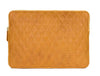 Ardentia Quilted Leather Mackbook Sleeve - Mustard - Aaron Leather Goods