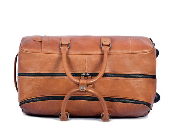 TerraCraft Leather Trolley Bag - Multicolor - Aaron Leather Goods
