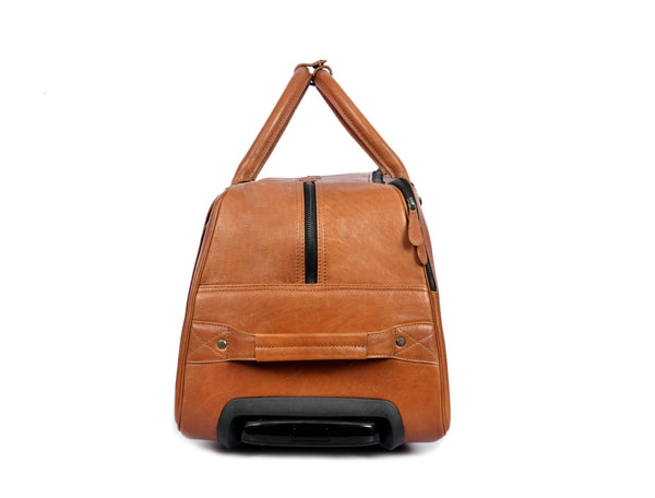 TerraCraft Leather Trolley Bag - Multicolor - Aaron Leather Goods