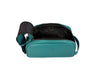 Amethyst Glow Leather Toiletry Bag - Teal - Aaron Leather Goods