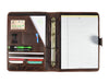Burgos Leather Organizer - Walnut Brown - Aaron Leather Goods