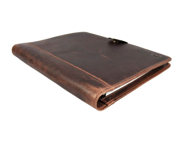 Burgos Leather Organizer - Walnut Brown - Aaron Leather Goods