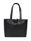 Melilla Travel Tote Bag – Raven Black - Aaron Leather Goods
