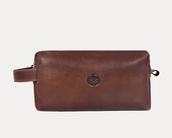 Handcrafted Leather Dopp Kit for Men & Women - Aaron Leather Goods
