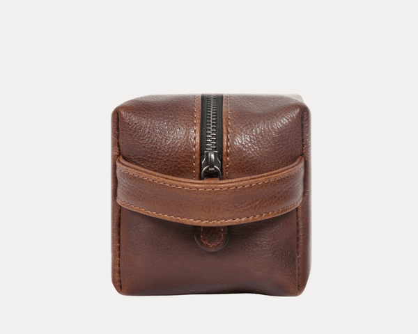 Handcrafted Leather Dopp Kit for Men & Women - Aaron Leather Goods