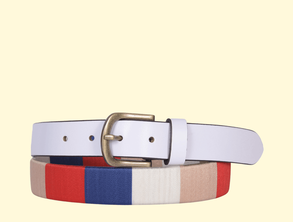 Zynkora Leather Suede Belt - Brown - Aaron Leather Goods
