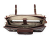 Ancona Leather Office Bag 18" - Vintage Brown - Aaron Leather Goods