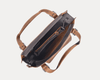 Vintage Leather Satchel Tote with Crossbody Strap - Aaron Leather Goods