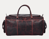 Full Grain Leather Duffel Bag with Shoulder Strap - Aaron Leather Goods