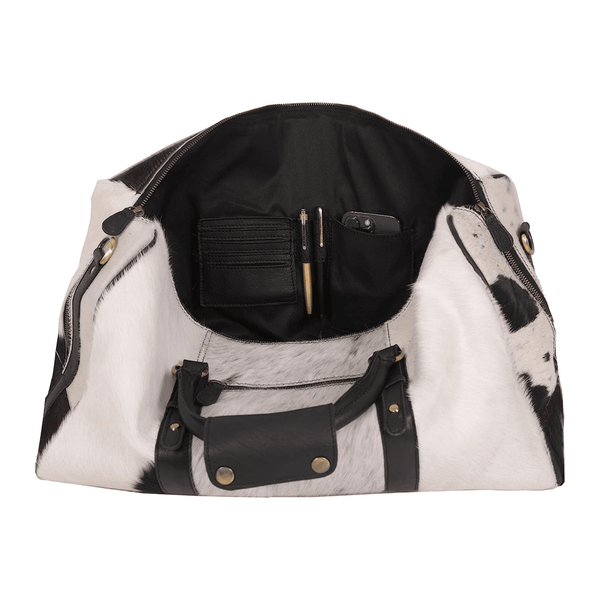Leather Hairon Travel Duffel for Men & Women | Aaron Leather Goods - Aaron Leather Goods