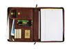 Vittoria Leather Organizer - Walnut Brown - Aaron Leather Goods